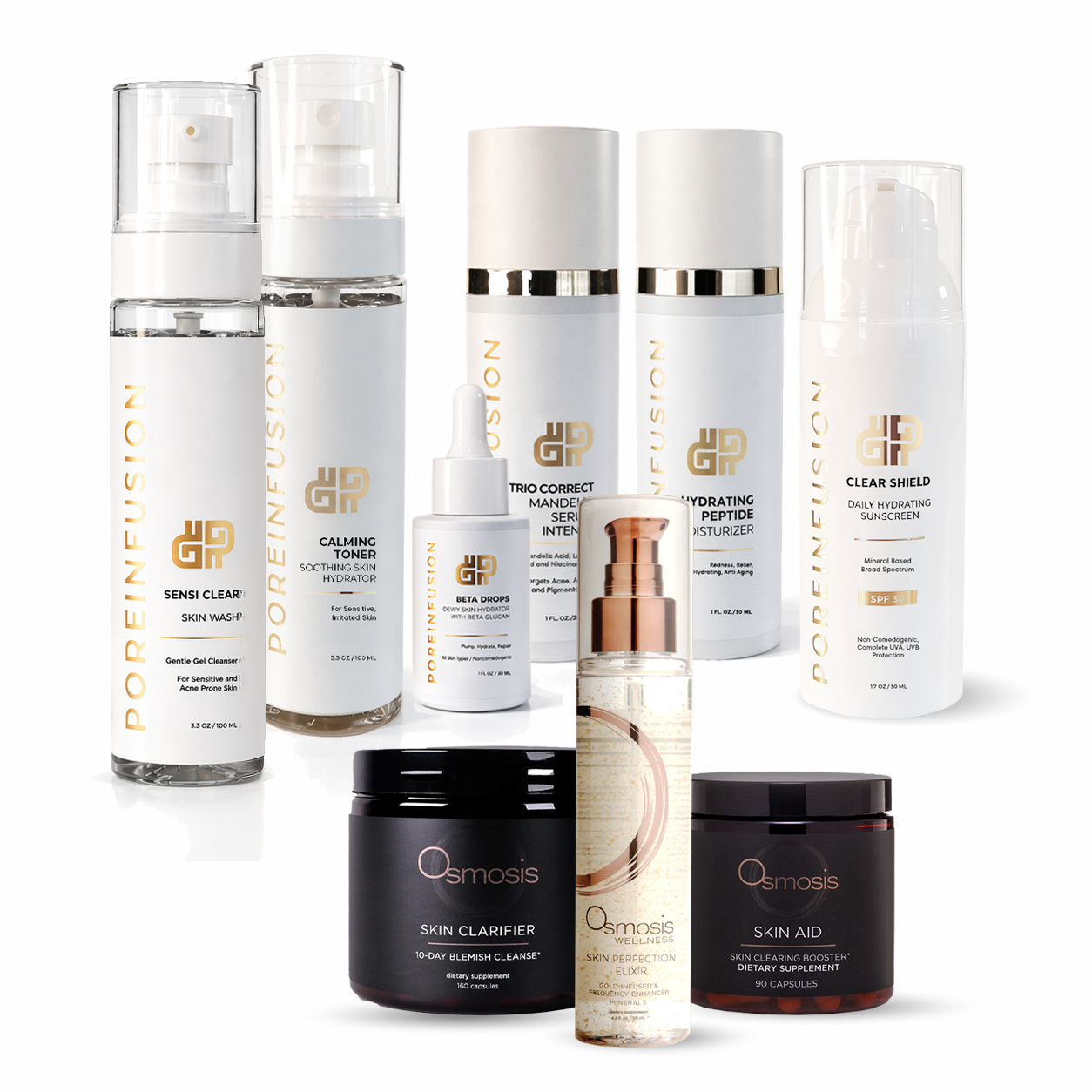 Folliculitis: Skincare + Supplement Starter Kit