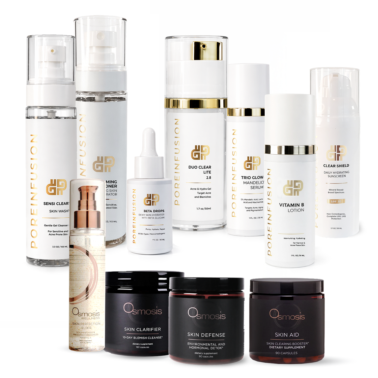 Combination Acne: Skincare + Supplement Starter Kit